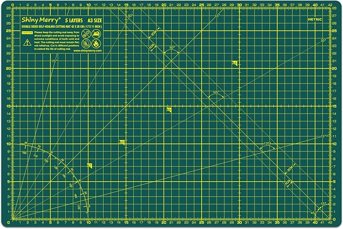 Self Healing Cutting Mat A3 12"x18" – Double Sided 5-Ply Craft Mat - Image 2