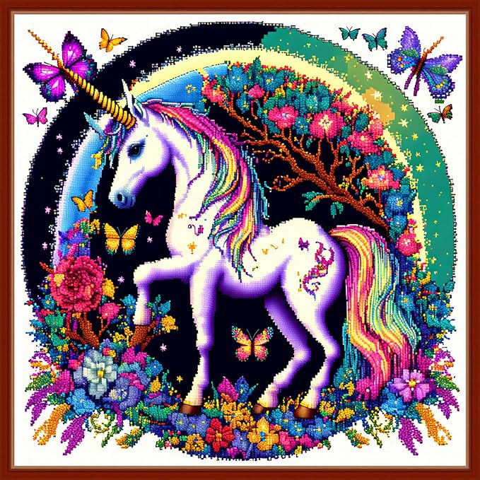 Dimensean Stamped Cross Stitch Kits Full Range of Embroidery Patterns Starter by DimenseanCrossStitchKits
