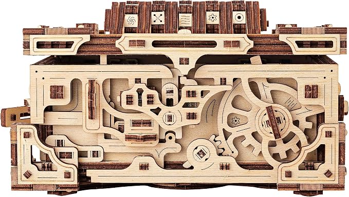 Wood Trick Enigma Chest Lock Puzzle Box Wooden 3D Puzzles - Image 3