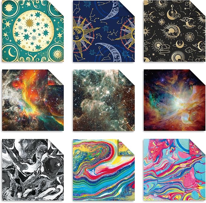 Origami 6x6 Paper Kit 150 Sheets 150 Vivid Colors Double Sided Same Printed - Image 3