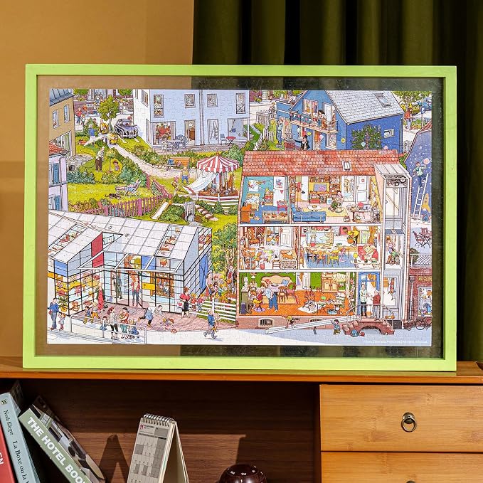 MOMIBOOK Puzzles for Adults 1000 Piece Jigsaw Puzzles of Wonderful! A Big Family - Image 6