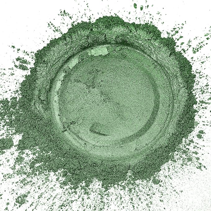 Dark Green Mica Powder for Epoxy Resin，Natural Shimmer Mica Powder Used for - Image 6