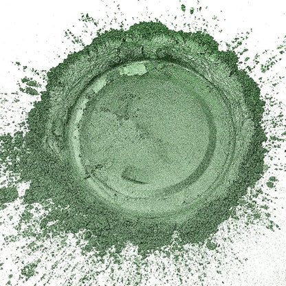 Dark Green Mica Powder for Epoxy Resin，Natural Shimmer Mica Powder Used for - Image 6