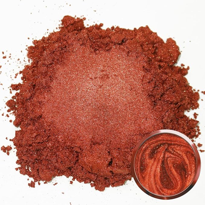 Matio Wine Red Mica Powder for Epoxy Resin, 1.8oz/ 50g Pearlescent Effect Mica - Image 2