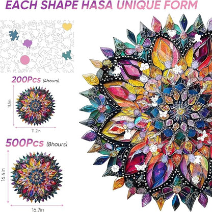Wooden Jigsaw Puzzles 500 Pcs - Image 3