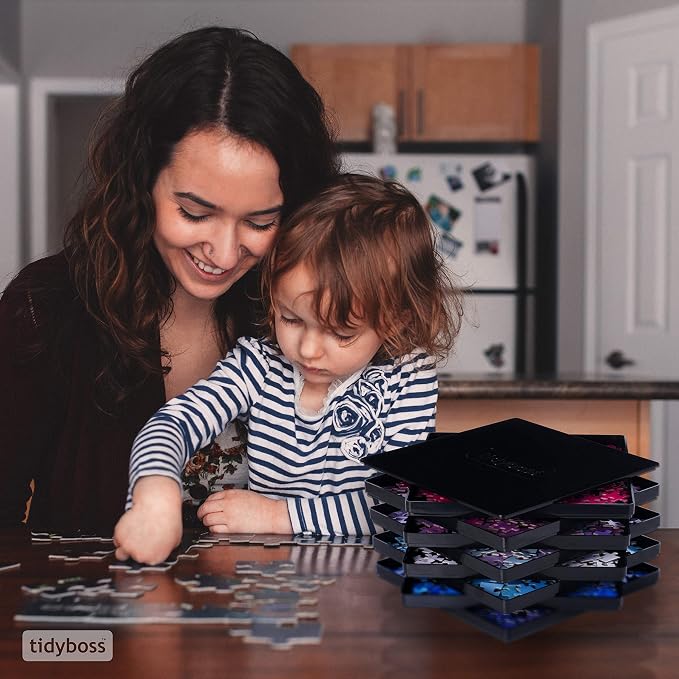 8 Puzzle Sorting Trays with Lid 8" x 8" - Image 6