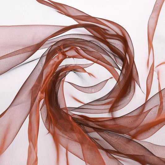 MECCANIXITY Iridescent Sheer Organza Fabric, 10 Yards x 59 Inches Solid by MECCANIXITY