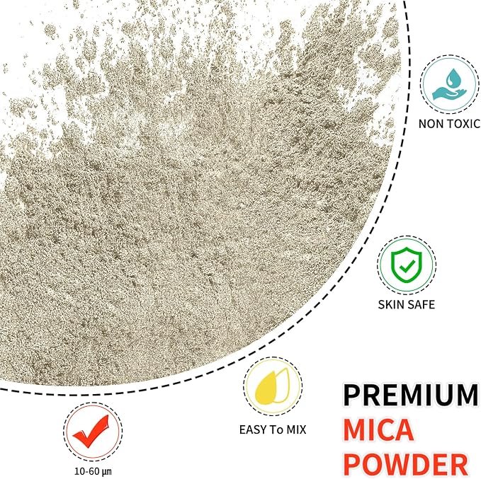 Mica Powder - 100g Mica Powder for Epoxy Resin - Metallic Color Pigment for - Image 2