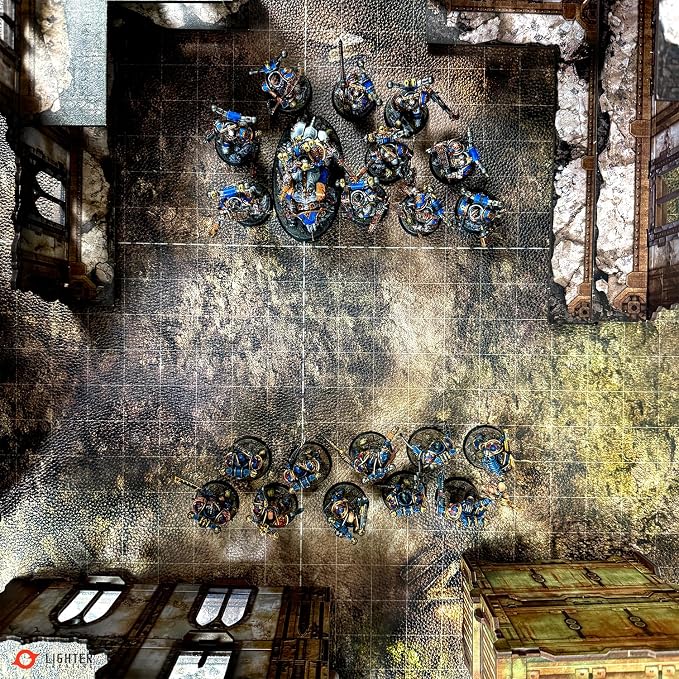 44'' x 60'' Battle Mat Gridded War-Gaming Mat - Image 7