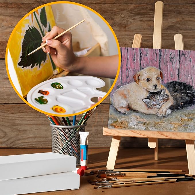 U.S. Art Supply Square Stretched Canvas - Image 7