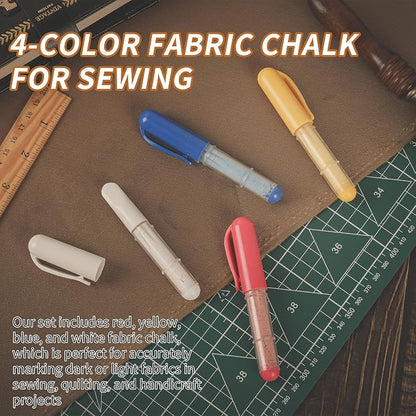 Fabric Chalk Markers -Erase Tailor’s Chalk - Image 3
