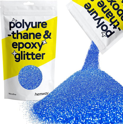 Hemway Polyurethane & Epoxy Resin Glitter 100g / 3.5oz Metallic Crystal Flake by Hemway
