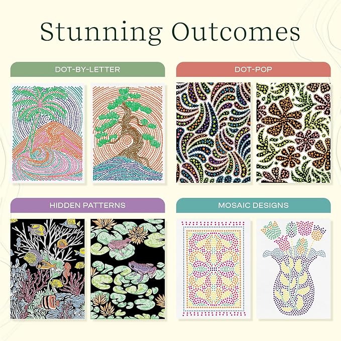Lifelines FlowArt Activity Pad, Dot Art and More Coloring Books - Image 6