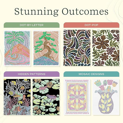 Lifelines FlowArt Activity Pad, Dot Art and More Coloring Books - Image 6