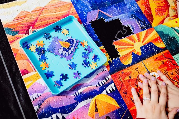 Buffalo Games - Roll-Up Puzzle Mat - Puzzle Saver and Assembly Accessory - Felt - Image 8