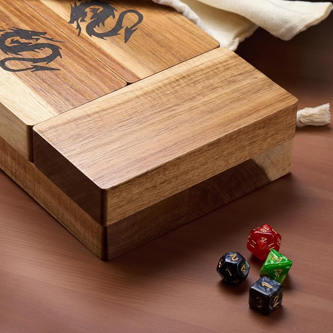 Wooden Magnetic Dice Tower - Image 8