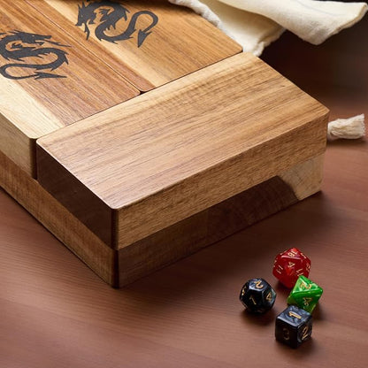 Wooden Magnetic Dice Tower - Image 8