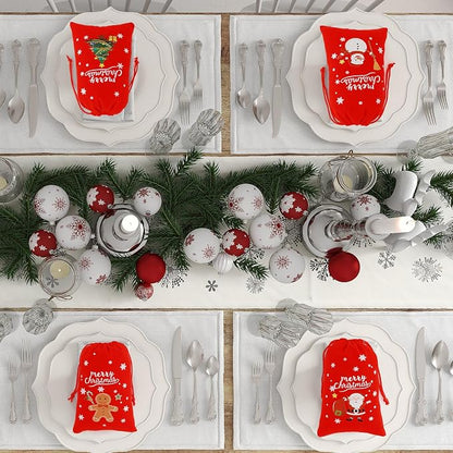 Tapleap Velvet Coth Christmas Bags - Image 6