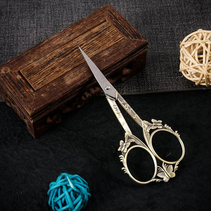 Artistic Vintage Craft Scissors Small 4.6 Inch Sharp Sewing & Embroidery Tool - Image 8