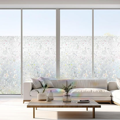 Hilarious Privacy Window Film, Tulip Window Vinyl, Stained Glass Static Stickers - Image 9