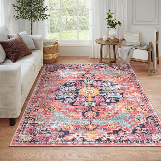 Lahome 6x9 Area Rugs Machine Washable Area Rugs by Lahome
