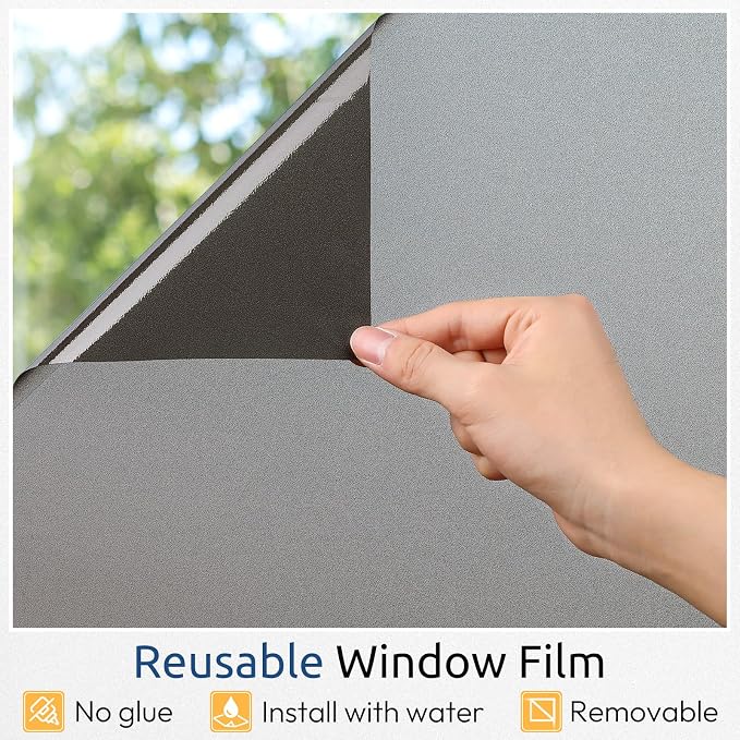 rabbitgoo Privacy Window Film, Static Cling Privacy Film - Image 6