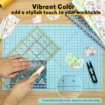 Premium Idemeet Self Healing Cutting Mat 18'' x 12'', A3 Non-slip Sewing Mat - Image 4