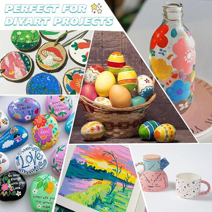 TBC The Best Crafts Acrylic Paint Markers, Big Volume Ink, Waterproof, Suitable - Image 5