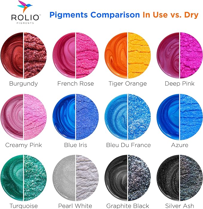 Rolio Mica Powder Pearlescent Color Pigment - Image 3
