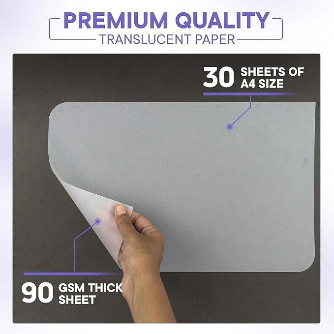 Xulmar Tracing Paper A4 90 GSM - Image 2