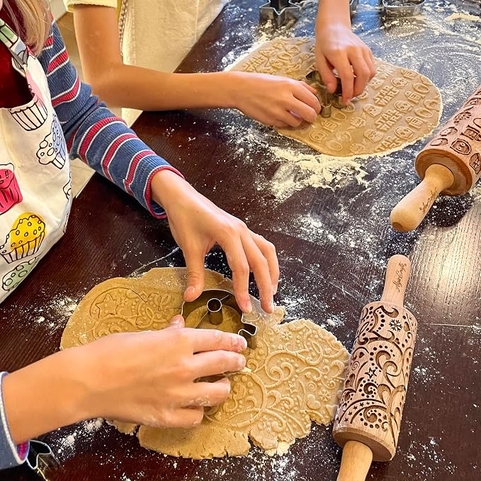 FLOWER MIX Embossing Rolling Pin - Image 6