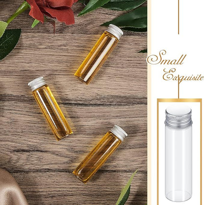 100 Pcs Small Clear Vials Spice Mini Jars - Image 7