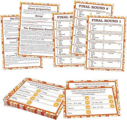 Thanksgiving Family Feud Game, Thanksgiving Party Games by rorusio