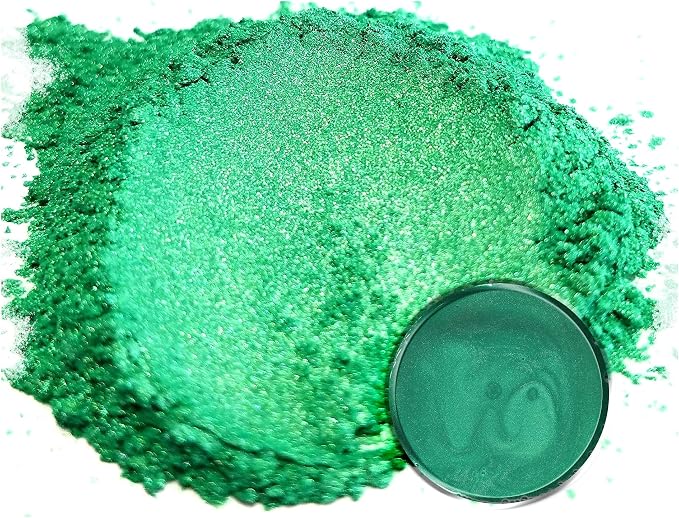 Eye Candy Pigments Premium Green Mica Powder - Image 6