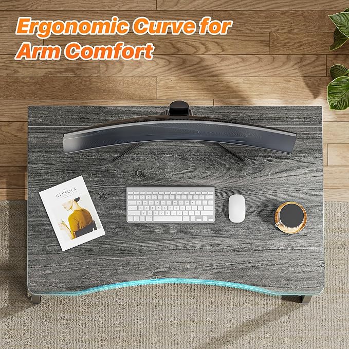 Huuger Folding Desk for Small Spaces, 31.5 Inch Foldable Computer Table - Image 5
