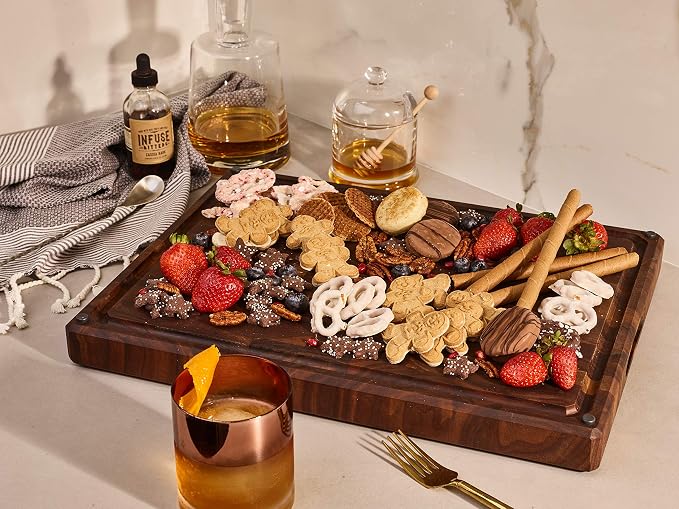 Sonder Los Angeles Alfred Cutting Board Made in USA | Black Walnut End Grain - Image 8