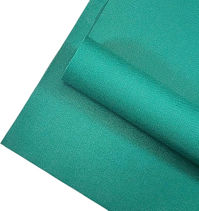 2 Sheets of Green 14 Count Aida Cloth – 21 x 21 Inch Pre-Cut Fabric Squares – - Image 4