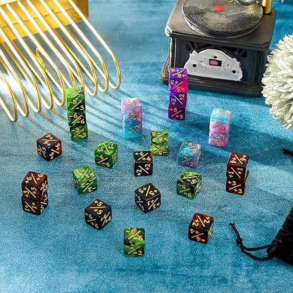 Sumind 48 Pcs Magic Life Counter Dice -1/+1 Counters Commander Buff Tokens 6 - Image 5