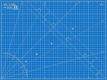 Elan Cutting Mat A2 Blue, Self Healing Cutting Mat 18x24 Inch, 5-Ply Craft - Image 2