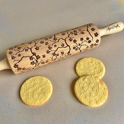 SAKURA TREE Embossing Rolling Pin - Image 3