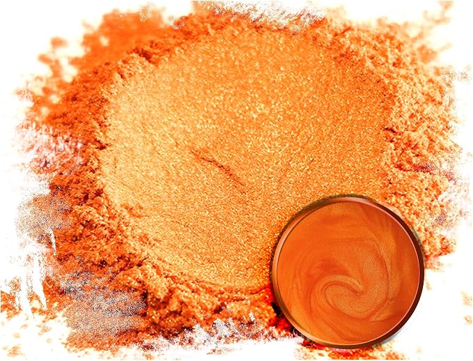 Eye Candy Pigments Premium Orange Mica Powder - Image 6
