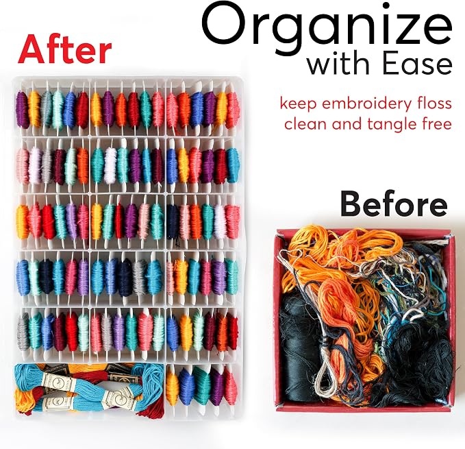 2PACK Embroidery Floss Organizer Box - Image 4