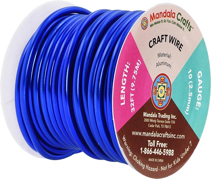 Mandala Crafts 10 Gauge Anodized Aluminum Craft Wire - Image 2
