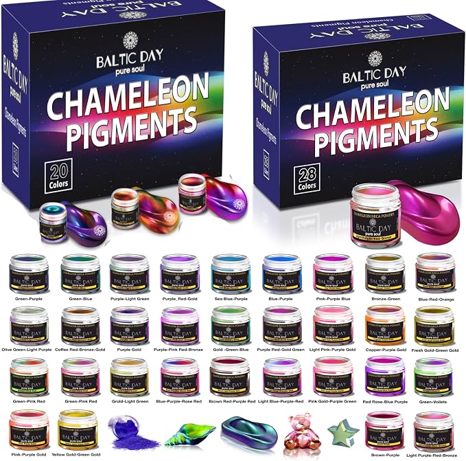 BALTIC DAY 48 Chameleon Mica Powder Set by BALTICDAYpuresoul