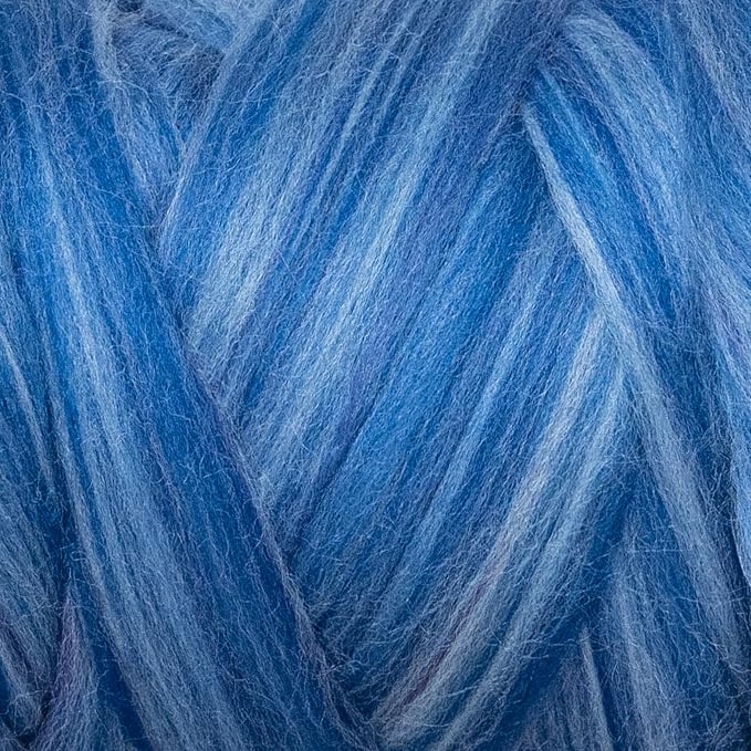 Multi Colored Natural Wool roving, 1 lb. Best Wool - Image 5