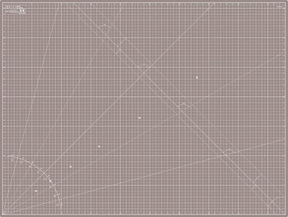 Elan Cutting Mat A0 Black & Taupe, Extra Large Self Healing Cutting Mat 36 x 48 - Image 2