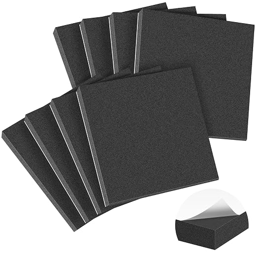 MYFAMIREA 8 PCS Adhesive Foam Padding Sheets Closed Cell Self Adhesive Sticky by MYFAMIREA
