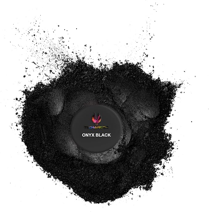 Black Mica Powder for Epoxy Resin 56g / 2oz. Jar - Image 2