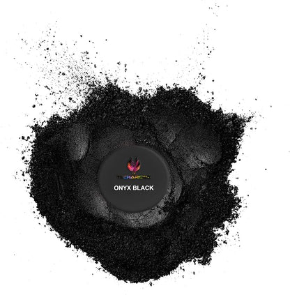 Black Mica Powder for Epoxy Resin 56g / 2oz. Jar - Image 2