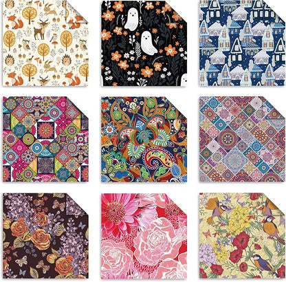 Origami 6x6 Paper Kit 150 Sheets 150 Vivid Colors Double Sided Same Printed - Image 3